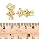 Латунные микро проложить кубического циркония подвески KK-L239-033G-3