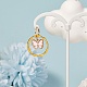 210 шт. 7 стиля соединительных колец из сплава в тибетском стиле FIND-SZ0001-25-5