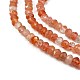 Натуральный Sunstone бисер пряди G-L597-B02-02-3