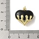 Подвески из латуни с эмалью в стойку KK-S366-05G-03-3