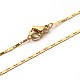 Цепочки Mariner Link из нержавеющей стали 304 NJEW-O058-14G-1