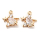 Стеклянные подвески KK-E090-01G-1