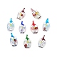 Подвески Lampwork ручной работы для Хэллоуина DP007MY-1