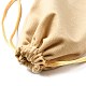 Бархатные мешочки для хранения украшений на шнурке ABAG-P013-02B-09-3