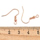 Латунные крючки для сережек KK-Q362-RG-NF-3