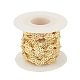 Латунные цепи с полыми звеньями CHC-M025-10G-3