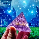 Украшение дисплея смолы пирамиды оргонита TREE-PW0001-65A-3