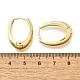 Овальные серьги-кольца из латуни EJEW-Z086-08G-5