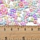 Непрозрачный матовый стеклянный бисер цвета макарон X-SEED-K009-12B-01-4
