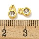 Латунные микро проложить кубического циркония подвески KK-L075-017G-01-3