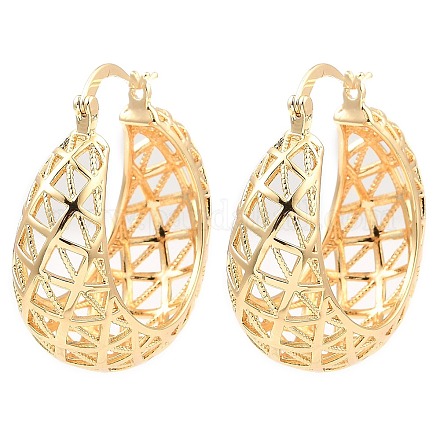 Серьги-кольца из латуни EJEW-I289-07KCG-1