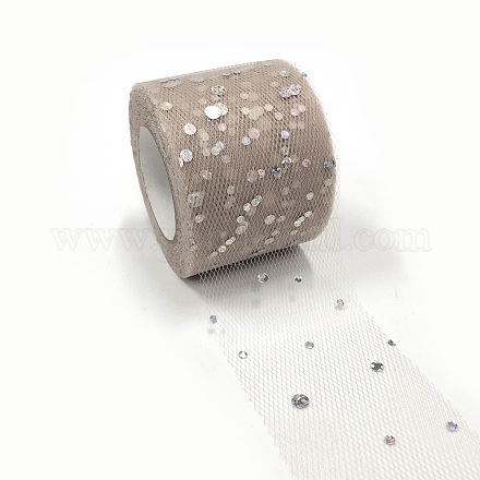 Сетчатые ленты с блестками и пайетками OCOR-P010-A-C37-1