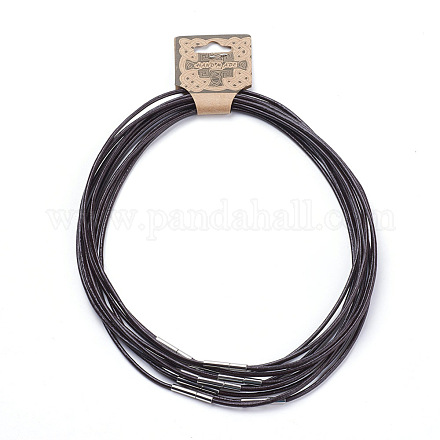 Коровья кожа ожерелье шнура материалы MAK-G003-04A-1