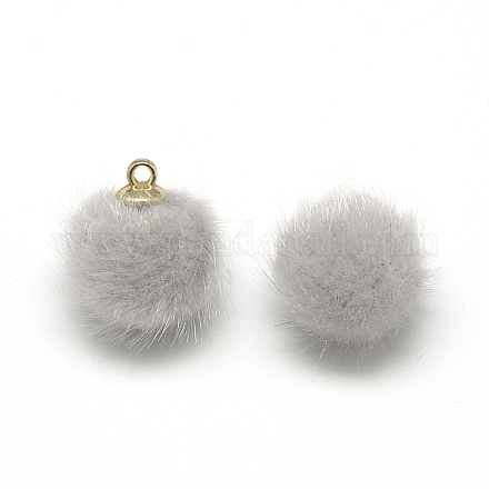 Подвески из искусственного меха норки WOVE-S084-36G-1