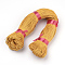 Waxed Cotton Cord, Goldenrod, 1.5mm, about 360yard/bundle(330m/bundle)
