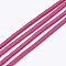 Faux Suede Cord, Faux Suede Lace, Deep Pink, 2.5~2.8x1.5mm, about 1.09 yards(1m)/strand