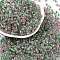 Transparent Inside Colours Glass Seed Beads, Round Hole, Round, Spring Green, 4x3mm, Hole: 1.4mm, about 142pcs/10g