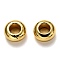 Brass Spacer Beads, Long-Lasting Plated, Rondelle, Real 18K Gold Plated, 8x4mm, Hole: 4mm