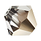 Preciosa® Crystal Beads, Czech Crystal, Bicone(451 69 302 Rondelle), 00030 261 Starlight Gold, 4mm, Hole: 0.8mm