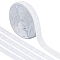 Plastic Snap Button Tape Trim Polyester Ribbons, Sewing Snap Fastener Tape for Clothes, White, 5/8 inch(17mm), about 9 yards/Skein