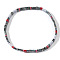 Vintage Ethnic Style Glass Seed Beads Stretch Bracelets for Women, Rectangle, Mixed Color, Inner Diameter: 6-1/4 inch(16cm)~6-1/2 inch(16.5cm)