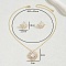 Luxury Micro-Inlaid Zircon Jewelry Set for Wedding Party Banquet.
