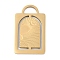 304 Stainless Steel Pendants, Rectangle Charm, Ion Plating(IP), Real 18K Gold Plated, 25x15x1.5mm, Hole: 3x6mm