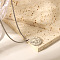 Vintage 304 Stainless Steel Portrait Pendant Wheat Chain Necklaces, Stainless Steel Color, Oval, 21.65 inch(55cm)