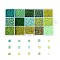 K9 Glass Seed Beads, Silver Lined & Transparent & Trans. Colours Lustered & Trans. Colors Rainbow & Frosted Colors & Opaque Colours Seed & Baking Paint & Ceylon, Round, Mixed Color, 12/0, 2mm, Hole: 1mm, 180g/box