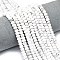 Natural Howlite Beads Strands, Frosted, Rondelle, 6x4mm, Hole: 1mm, about 93~96pcs/strand, 14.57~14.76inch(37~37.5cm)