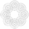 140Pcs 10 Style Brass Linking Rings, Round Ring, Silver Color Plated, 8~60x0.5~1mm, Inner Diameter: 6.5~58mm