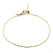 304 Stainless Steel Add a Bead Adjustable Chains Bracelets for Women, Golden, 21.7x0.1cm