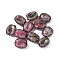 Baking Painted Glass Seed Beads, Coffee Bean, Camellia, 11x8.5x6mm, Hole: 1mm