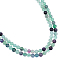 Natural Rainbow Fluorite Bead Strands, Round, 8mm, Hole: 1mm, about 48pcs/strand, 15 inch, 2strand/box