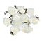 Opalite Pendants, with 201 Stainless Steel Finding, Fish, 19x20x5.5mm, Hole: 4x7mm