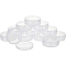 Polypropylene(PP) Storage Containers, with Screw Lids, for Beads, Jewelry, Small Items, Column, Clear, 5.5x1.8cm, Inner Diameter: 4.9cm
