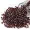 TOHO Round Seed Beads, Japanese Seed Beads, (746) Copper Lined Light Amethyst, 8/0, 3mm, Hole: 1mm, about 1110pcs/50g