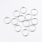 Tarnish Resistant 304 Stainless Steel Open Jump Rings, Stainless Steel Color, 13x1.5mm(15 Gauge), Inner Diameter: 10mm, about 119pcs/50g