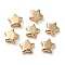 CCB Plastic Beads, Star, Light Gold, 9x9.5x4mm, Hole: 1.5mm