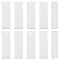 30Pcs 201 Stainless Steel Pendants, Stamping Blank Tag, Rectangle, Stainless Steel Color, 45x13x1mm, Hole: 2mm