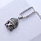 Vintage Punk Men's Stainless Steel Indian Eagle Pendant Necklaces