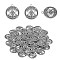 60Pcs Life of Tree Moon Charm Pendant Triple Moon Goddess Pendant Ancient Bronze for Jewelry Necklace Earring Making crafts, Antique Silver, 34mm, Hole: 3.5mm