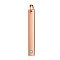 201 Stainless Steel Bar Tag Pendants, with Rhinestone, Rectangle, Crystal, Rose Gold, 32x3.7x1.5mm, Hole: 3mm