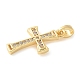 Латунные микро проложить кубического циркония подвески KK-U056-24G-2