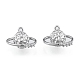 Латунные микропаве прозрачные подвески с фианитом KK-N216-567P-2