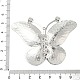 Крупные подвески из нержавеющей стали 304 со стразами STAS-D376-20P-3