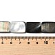 Нити бусин из натуральной черной ракушки для губ BSHE-D300-03-13x18mm-4