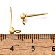 201 фурнитура для сережек-гвоздиков из нержавеющей стали STAS-R156-01G-02-2