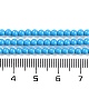 Синтетических нитей бирюзовые бусы G-U004-02F-5