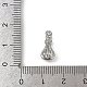 Подвески из латуни с прозрачным фианитом KK-L238-25P-3
